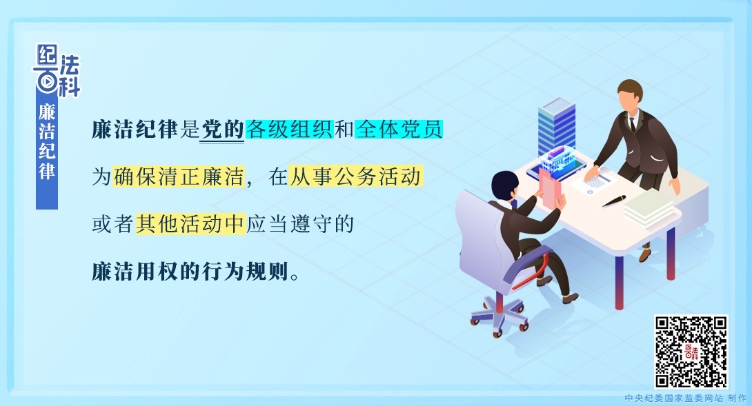 纪法百科丨廉洁纪律